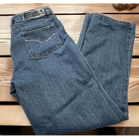 Liz Claiborne Denim - Liz Claiborne Denim Jeans Womens Size 10 Bootcut Medium Wash Embellished Pockets